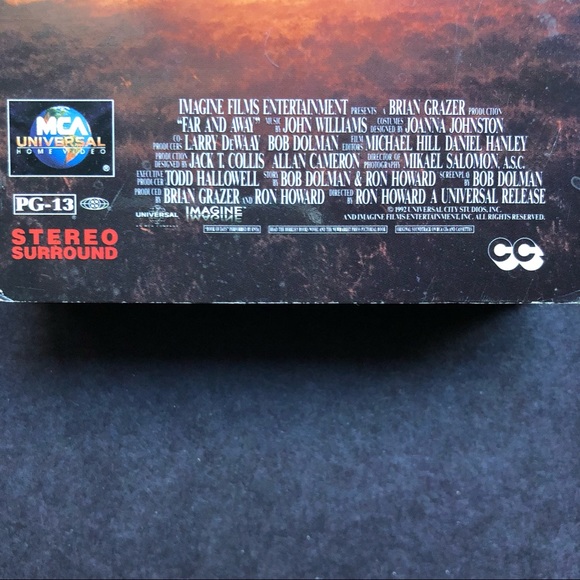 FAR & AWAY.        VHS.       *Letterbox edition - Picture 6 of 10